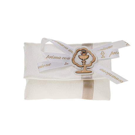 etm etm busta portaconfetti nastro comunione 10 x 8 cm beige 12 pz ean 8057500589209