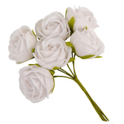 ETM Decoro Fiore Bomboniere 4 Cm Bianco 12 Pz