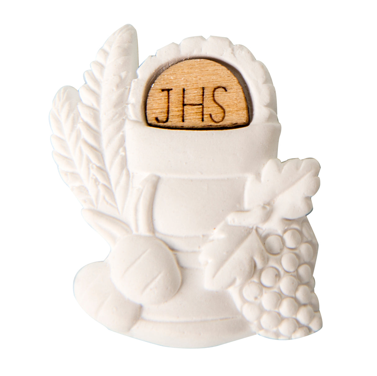 etm etm gesso legno comunione bomboniera 4 cm bianco 12 pz ean 8058269847258