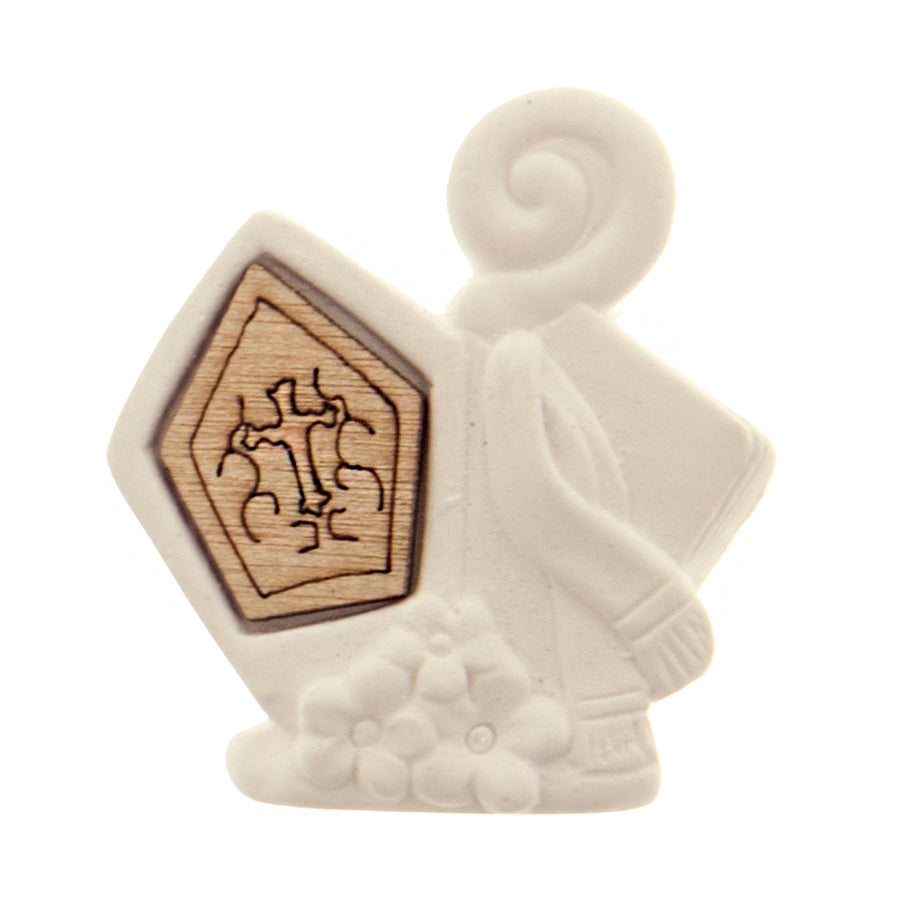 etm etm gesso legno cresima bomboniera 4 cm bianco 12 pz ean 8058269847265