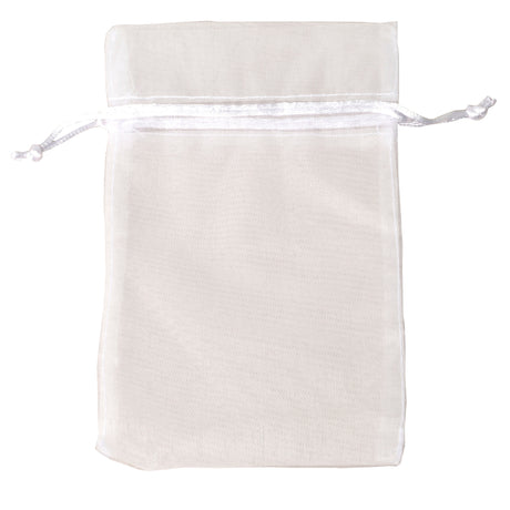 etm etm sacchettini bag in organza con tirante 10 x 15 cm bianco 12 pz ean 8057094416165