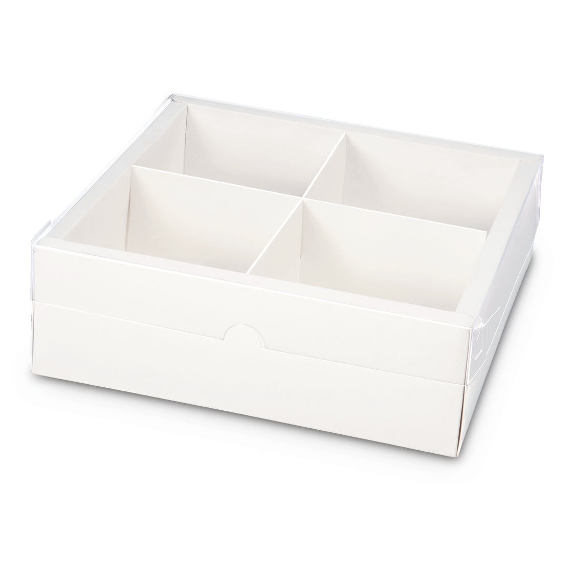 etm etm scatola section box portaconfetti 10 x 10 x 4 cm bianco 12 pz ean 8059793668609