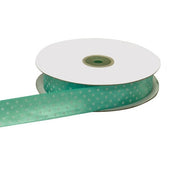 ETM Nastro Doppio Raso Pois 25 Mm 50 Mt Tiffany