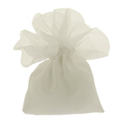 ETM Sacchetto Portaconfetti Ciuffo Bag 10 x 13 Cm Bianco 12 Pz