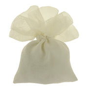 ETM Sacchetto Portaconfetti Ciuffo Bag 10 x 13 Cm Crema 12 Pz