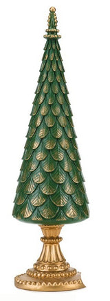 fade fade magic wood albero di natale 12 x 42 cm resina verde ean 8016175589297
