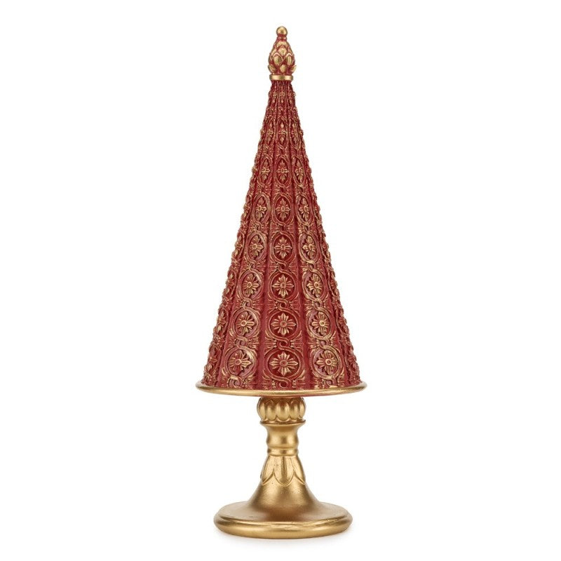 fade fade magic wood albero natalizio 11 x 32 cm resina rosso ean 8016175589334