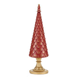 fade fade magic wood albero natalizio 12 x 42 cm resina rosso ean 8016175589303