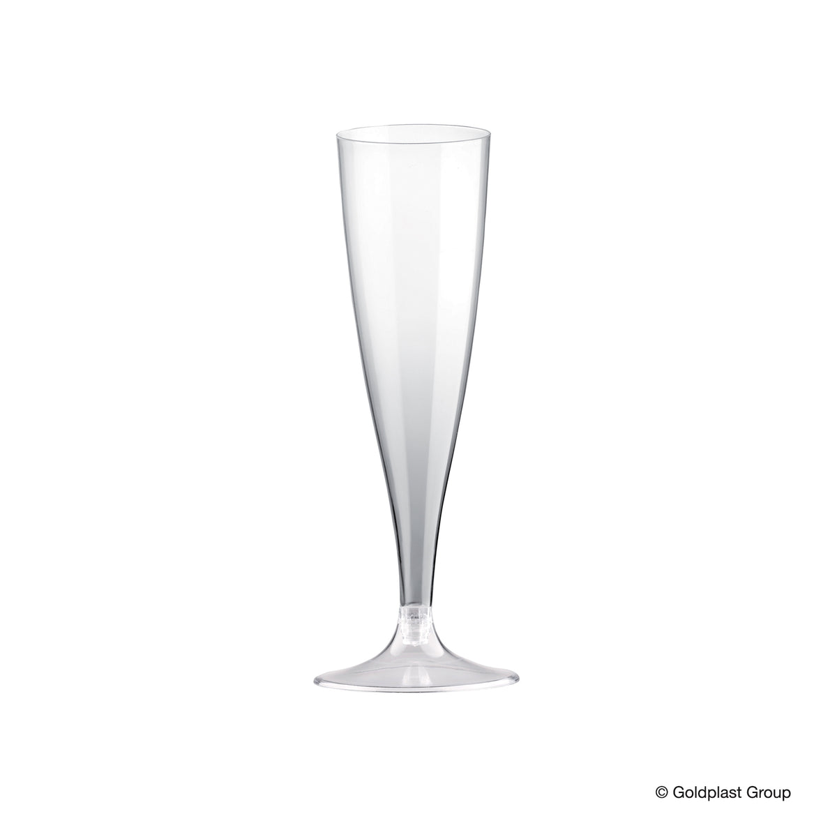 Flute à champagne en verre irrégulier ambré H28cm Flute à champagne en verre irrégulier ambré H28cm