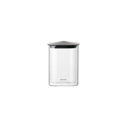 GUZZINI Barattolo Rettangolare Fresh & Style 1.000 Ml Vetro Tappo Nero