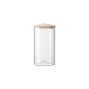 GUZZINI Barattolo Rettangolare Fresh & Style 1.300 Ml Vetro Tappo Beige