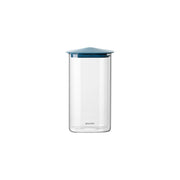 GUZZINI Barattolo Rettangolare Fresh & Style 1.300 Ml Vetro Tappo Blu