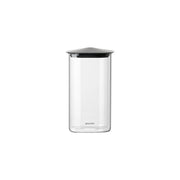 GUZZINI Barattolo Rettangolare Fresh & Style 1.300 Ml Vetro Tappo Nero