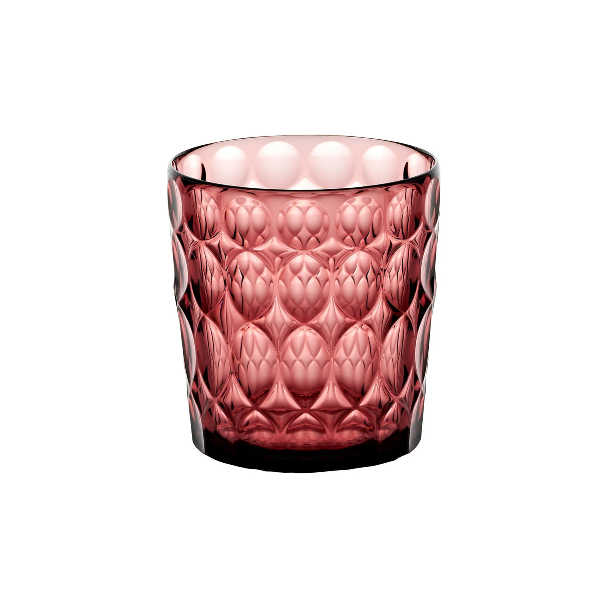 guzzini guzzini bicchiere basso decoro 2 vanity bio based d 85 cm 360 cc rosso ean 8008392396437