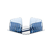GUZZINI Portatovaglioli Orizzontale Vanity Bio-Based 20 x 20 Cm Blu