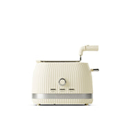 GUZZINI Tostapane con Pinze Richiudibili Sous Chef Crema – Tostapane Design Pratico per Cucina