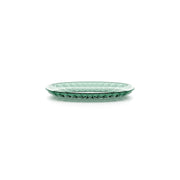 GUZZINI Vassoio Ovale Piccolo Vanity Bio-Based 32 x 19,5 Cm Verde