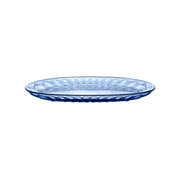 GUZZINI Vassoio Tondo Ovale Vanity Bio-Based D 36 Cm Blu