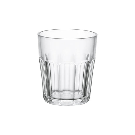 Bicchiere molato basso Guzzini Happy Hour 350 cc: design che cattura la luce, lavabile in lavastoviglie.