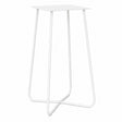 larcolaio larcolaio base tavolo aries bianco acciaio h73 cm