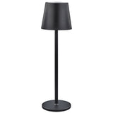 Larcolaio Larcolaio Wiederaufladbare LED-Touch-Lampe, H 38 cm, 10 x 10 cm, IP54, Round Pro, schwarz, EAN 8051526263419