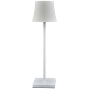 L'Arcolaio Lampada Touch Flared Pro H 38 Cm 10 x 10 Cm Bianco