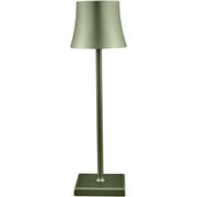 L'Arcolaio Lampada Touch Flared Pro H 38 Cm 10 x 10 Cm Oliva