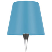 L'Arcolaio Lampada Touch Metal Tappo 11 x 11 x 13 Cm  Celeste