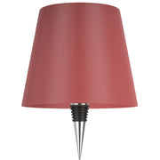 L'Arcolaio Lampada Touch Metal Tappo 11 x 11 x 13 Cm  Rosso