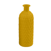 L'Arcolaio Matt Bottiglia Nido D'Ape 7,2 x 7,2 x 20,2 Cm Bomboniera / Centrotavola Giallo