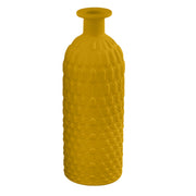 L'Arcolaio Matt Bottiglia Nido D'Ape 8,6 x 8,6 x 24,7 Cm Bomboniera / Centrotavola Giallo