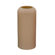 L'Arcolaio Matt Vaso Cilindro 8,7 x 8,7 x 20 Cm Bomboniera / Centrotavola Tortora