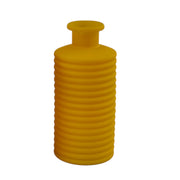 L'Arcolaio Matt Vaso Righe 9,5 x 9,5 x 21,3 Cm Bomboniera / Centrotavola Giallo