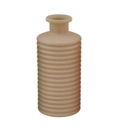 L'Arcolaio Matt Vaso Righe 9,5 x 9,5 x 21,3 Cm Bomboniera / Centrotavola Tortora
