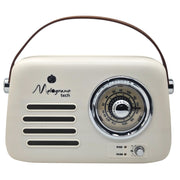 L'Arcolaio Radio Vintage Bluetooth 22 x 9 x 19 Cm Panna