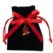 L'Arcolaio Sacchetto con Gufo 9 x 12 Cm Portaconfetti Laurea Nero 12 Pz