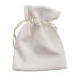 larcolaio larcolaio sacchetto raso 9x12 cm portacanfetti ecru bomboniera elegante 12 pz ean 8054751444394
