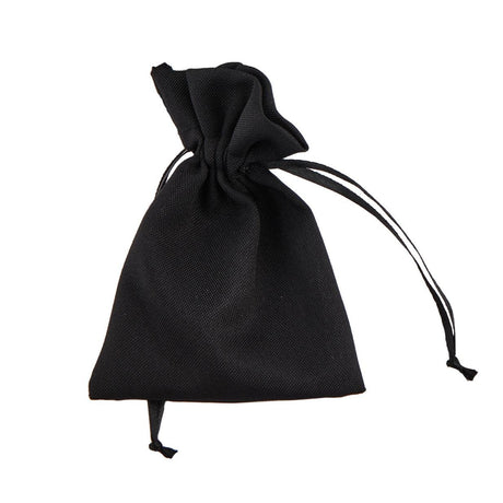 larcolaio larcolaio sacchetto tessuto 9x12 cm portacanfetti nero bomboniera elegante 12 pz ean 8054751444202