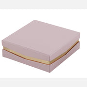 L'Arcolaio Scatola Liscia Portaconfetti 13 x 13 x 4 Cm Bomboniera Rosa 1 Pz