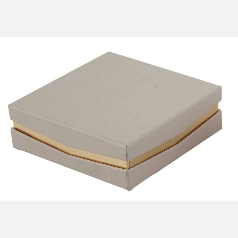 larcolaio larcolaio scatola liscia portaconfetti 13 x 13 x 4 cm bomboniera tortora 1 pz ean 8059558632173