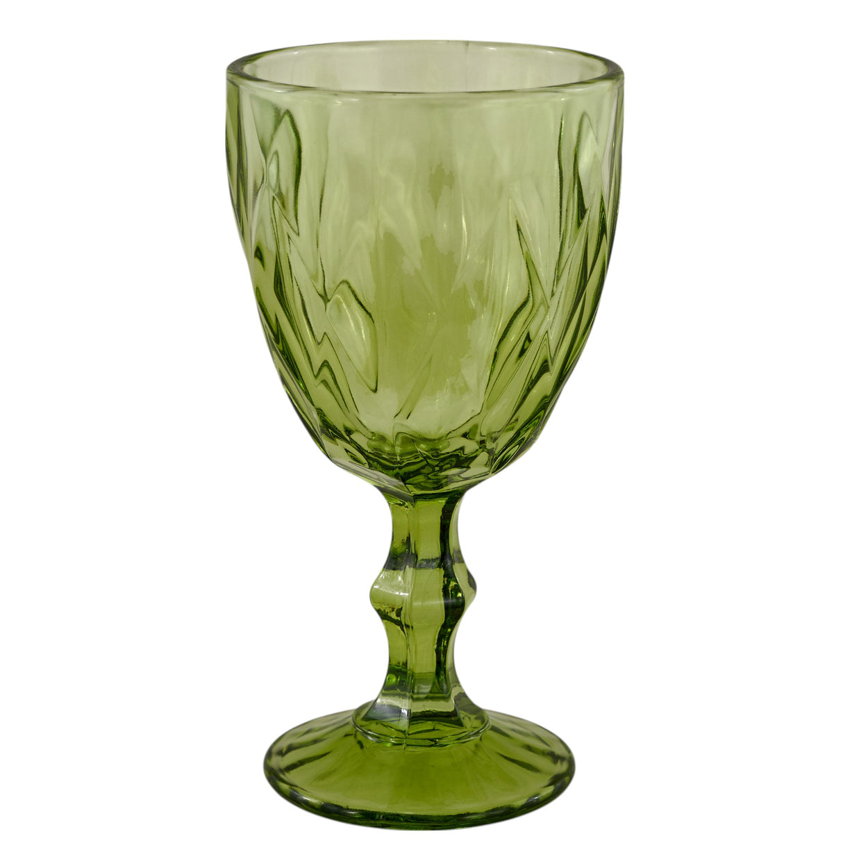 larcolaio larcolaio set 6 pezzi calici acqua 320 ml verde