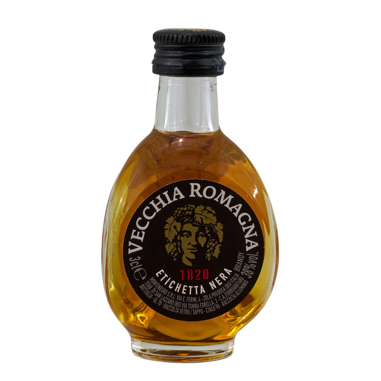 larcolaio larcolaio vecchia romagna bottiglietta 3 cl 38 vol ean 8000060101367