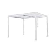 L'Arcolaio Pergola Bioclimatica Vulcano 4x4 m Bianco Alluminio