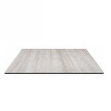 Piano tavolo HPL 70×70 cm sp. 10 mm finitura Travertino Plamky effetto pietra chiara, antigraffio. Made in Italy per bar e ristoranti