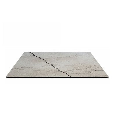 Piano tavolo HPL 70×70 cm sp. 10 mm finitura White Moon Geo bianco pietra, antigraffio. Made in Italy per bar e ristoranti
