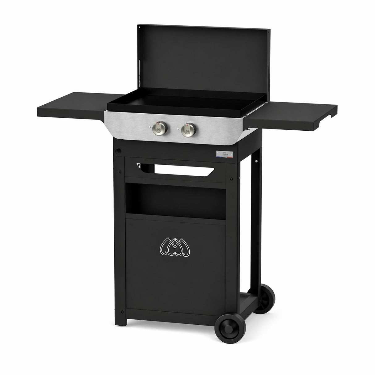 le marquier le marquier plancha elettrica original 260 duo con carrello coperchio e ripiani edition completa ean 3339380176973