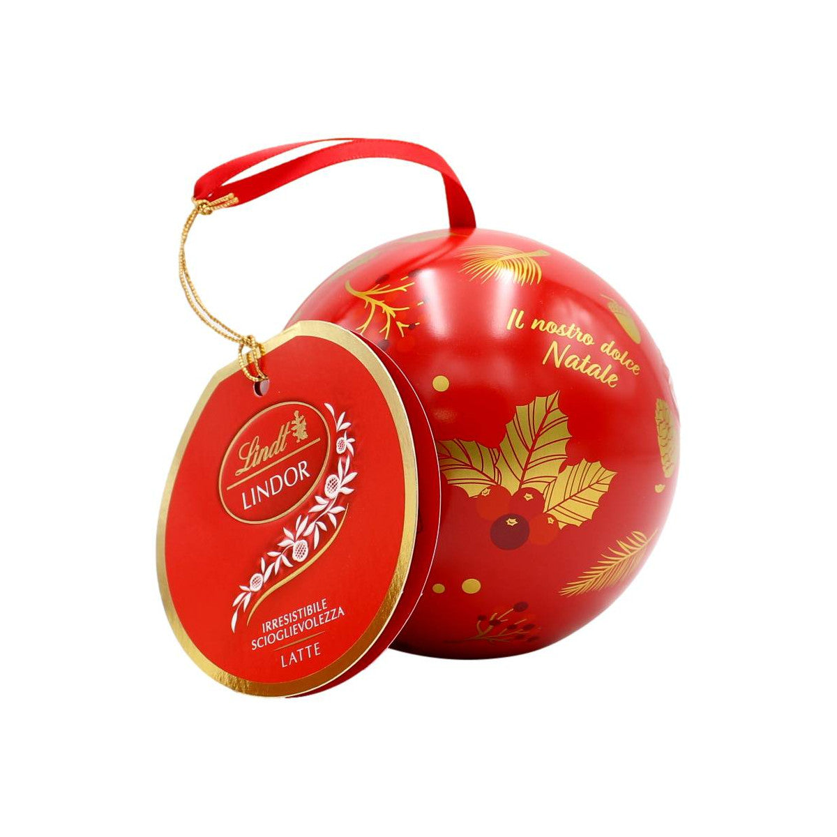 Lindt Pallina Natale Lindor Cioccolato al Latte 88 Gr – L'Arcolaio