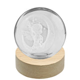 linea due elle linea due ellelumetto a sfera angelo con luna con base in legno d 6 cm h 8 cm bomboniera lampada decorativa idee regalo ean 8033551046496