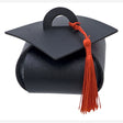 linea due elle linea due tocco laurea similpelle nero 9x9x6 cm cappello laurea decorativo per bomboniere e confetti cf 12 pz ean 8033551046663