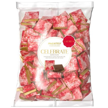 maxtris maxtris celebrate napolitains mini tavolette cioccolato al latte celebrate rosso laurea 1 kg ean 8022470872033